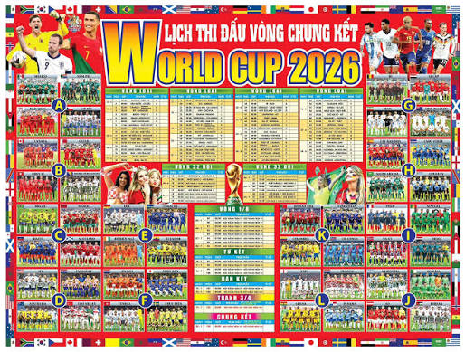 Lịch World Cup 2026 Giờ Việt Nam - Chi Tiết 104 Trận Đấu